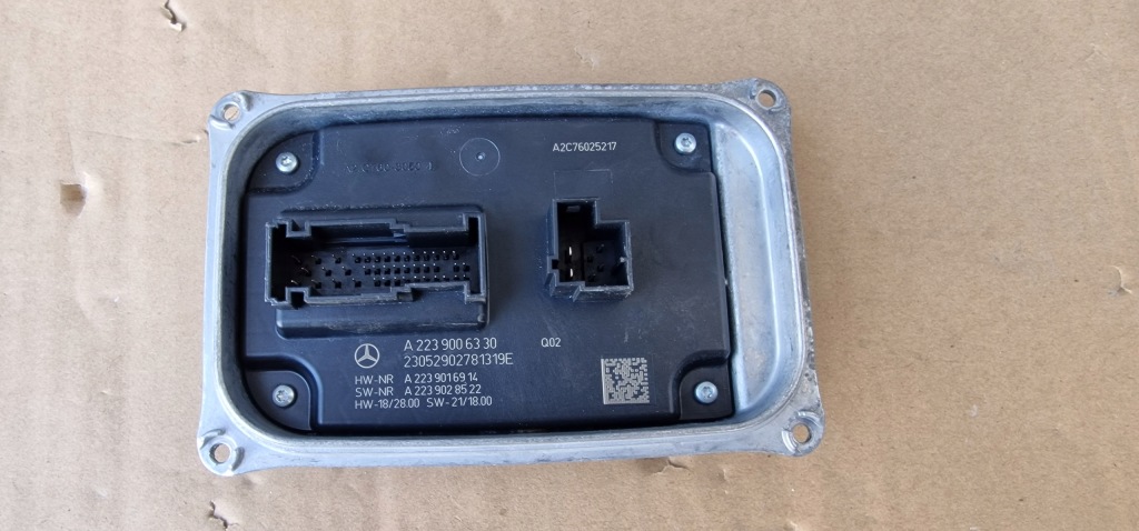 фото №1, Преобразователь модуль лампы mercedes w223 a223