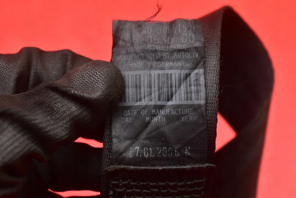 фото №8, Pas безопасности левый задняя iii ряд натяжитель volvo xc90 1 i 02-06