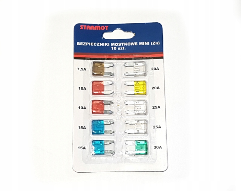 фото №1, Набор предохранителей płytkowych mini