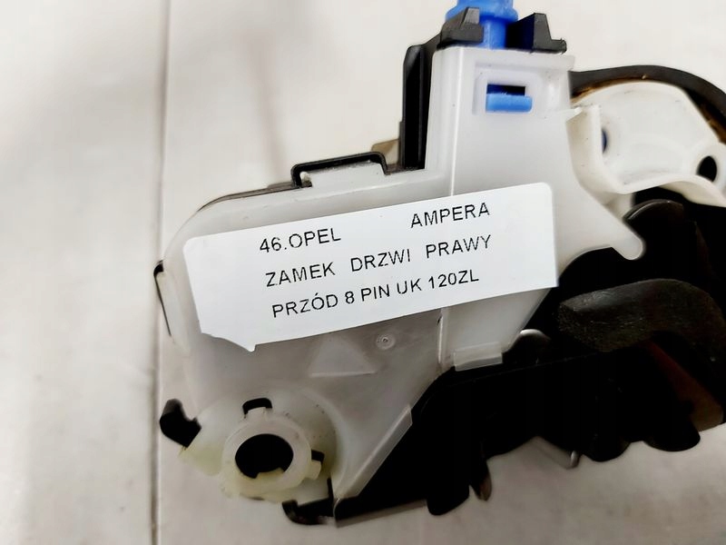 фото №7, Opel ampera замок двері правий перед передній 8 pin uk