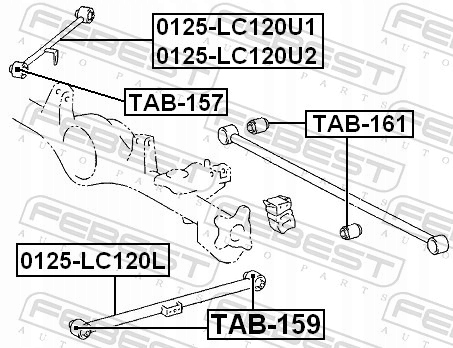 фото №2, Втулка важеля задня toyota 4 runner fj land cruiser
