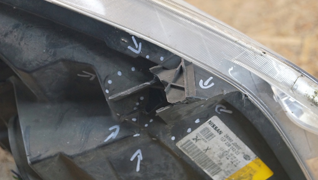 фото №10, Лампа левый перед nissan qashqai j10