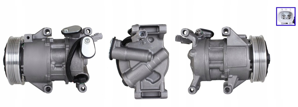 фото №2, Компресор кондиціонера do dacia logan ii tce 90