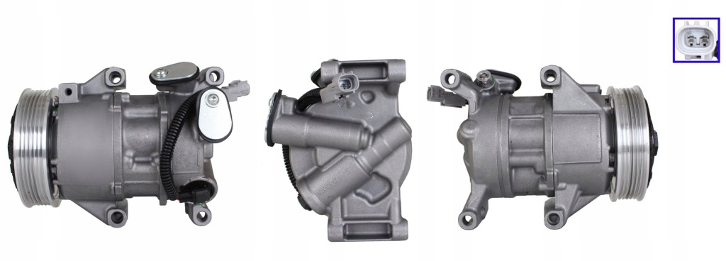 фото №2, Компрессор кондиционера do dacia sandero ii 100 90