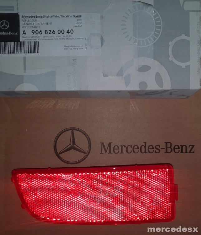 фото №1, Отражатель задняя mercedes sprinter 2 левый 9068260040