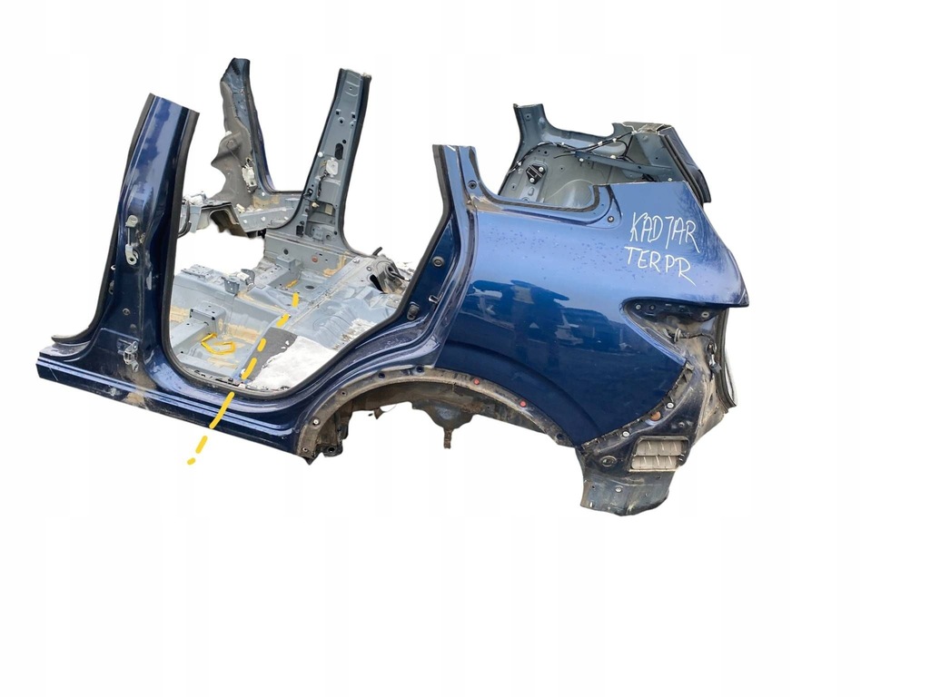 фото №1, Четверть левый задняя левая задняя крыло порог поддон renault kadjar terpr