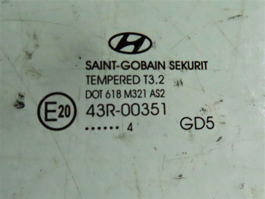 фото №2, Скло двері задня ліва hyundai i30 ii 5 двері хетчбек 2011-2017 rok 2014