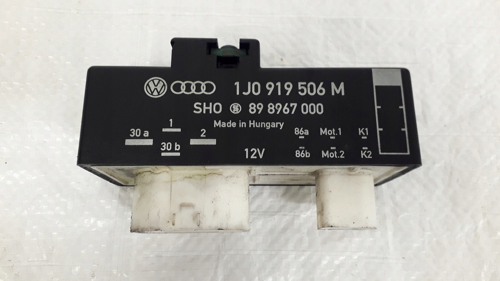фото №10, Блок управления модуль вентиляторов skoda audi 1j0919506m