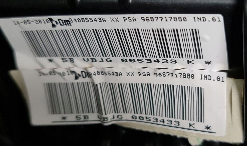 фото №14, Панель приладів консоль подушки безпеки ремені citroen c5 iii x7 комплект europa