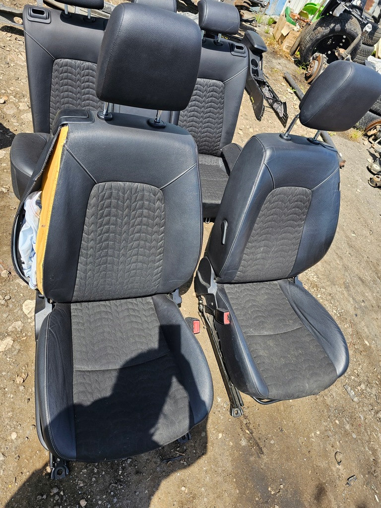 фото №5, Сидіння сидіння заднє сидіння обшивки kompmet pół шкіра kia ceed 08' eu