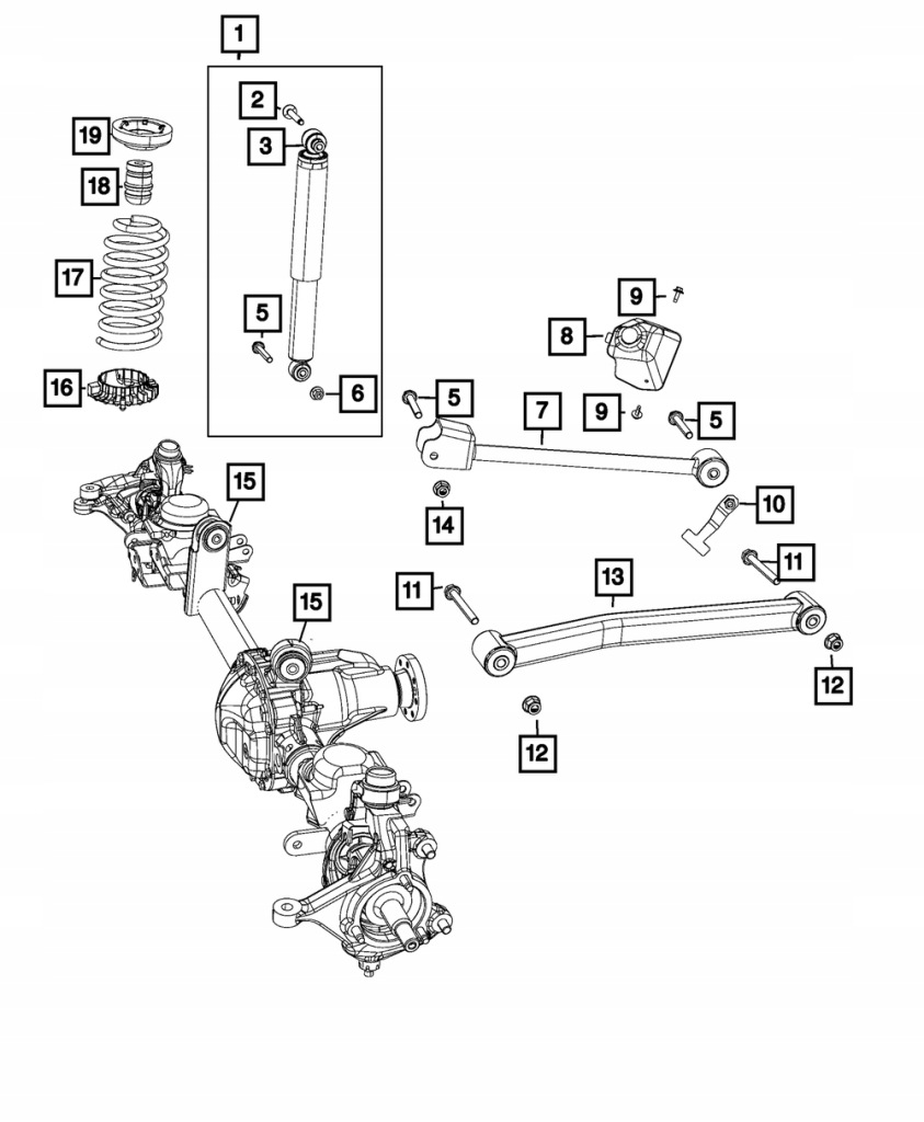 фото №5, Комплект пружины перед задняя jeep wrangler jl 4xe 68253660ad 68413671aa