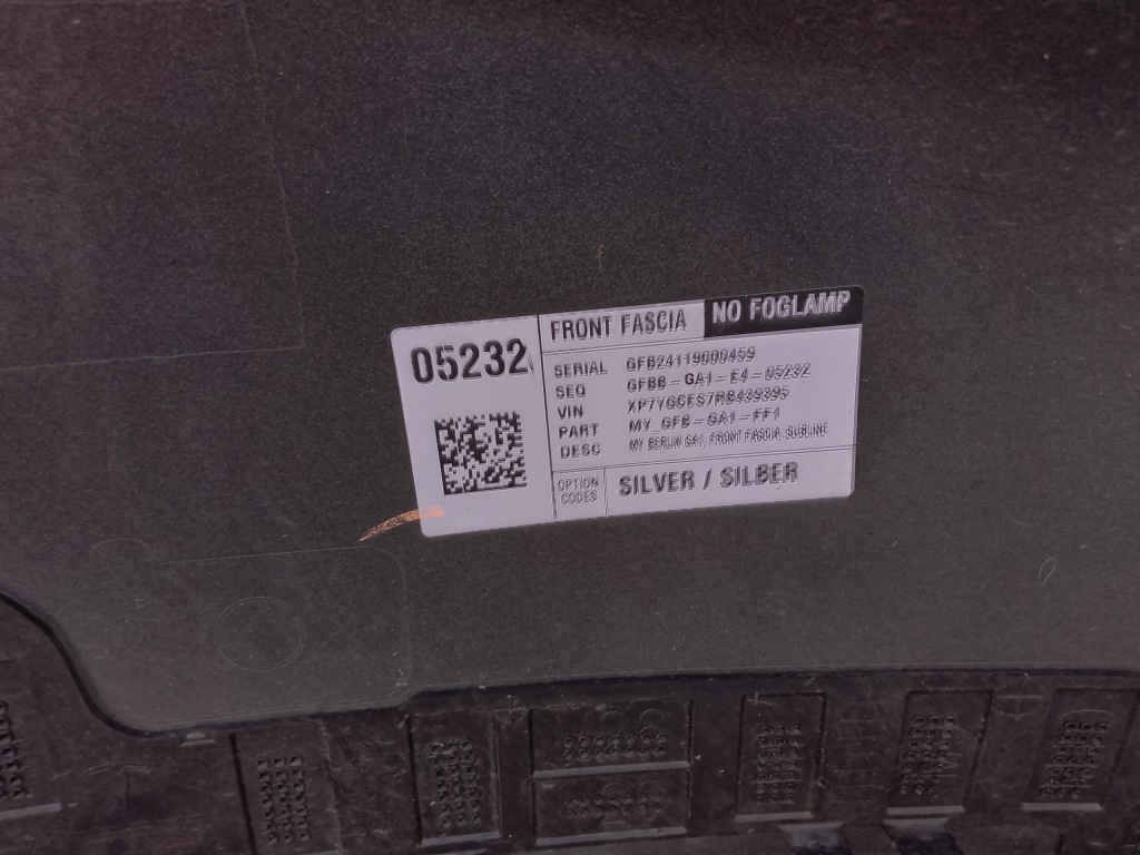 Tesla model y 2020- бампер перед передній 1493745-00-a ÷ Доставка