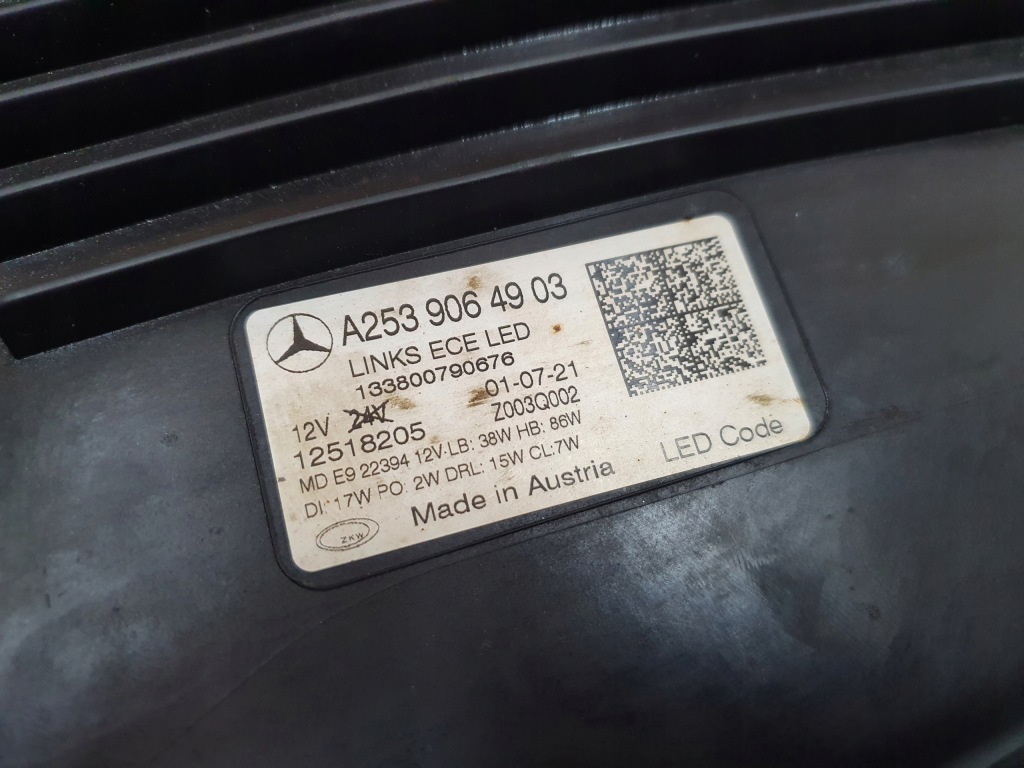 фото №7, Лампа mercedes glc w253 lift full led multibeam ліва перед