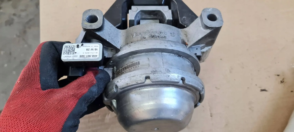 фото №8, S6 c7 4g lift подушка двигателя левая 4.0 tfsi 4h0199255t s7 4g