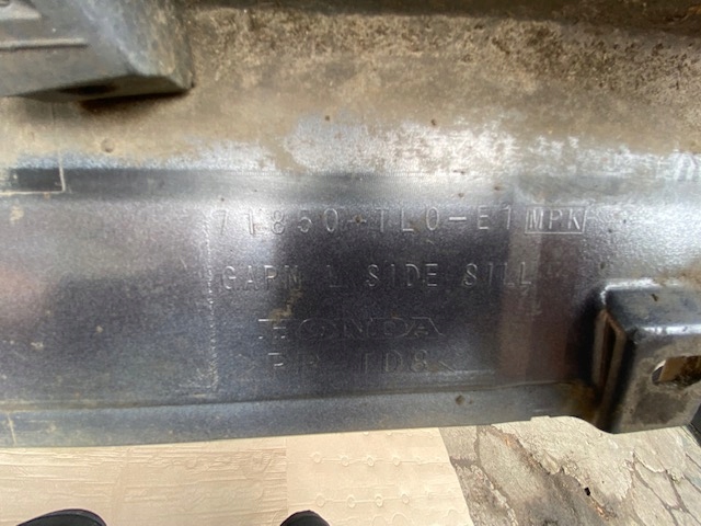 фото №8, Honda accord viii левая молдинг порог type-s gt