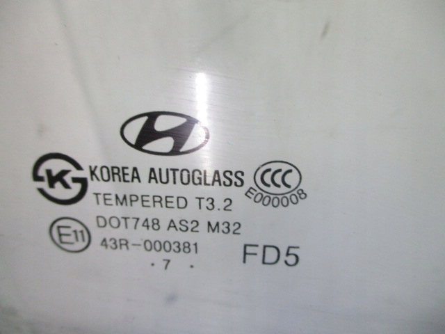 фото №5, Hyundai i30 07-10r hb скло дверна правий задня