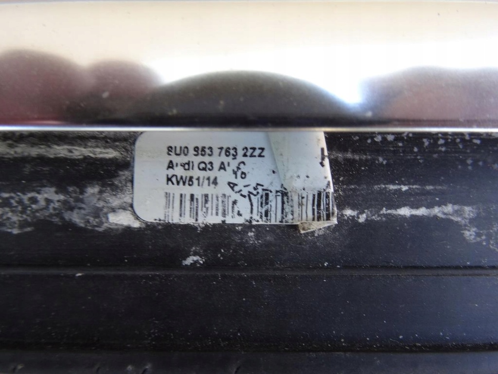 фото №13, Audi q3 8u накладки дахові ущільнювач двері хром праве ліва комплект