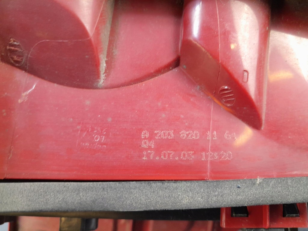 фото №6, Mercedes c w203 sedan лампа задняя левая a2038201164