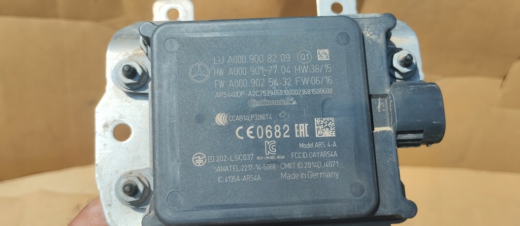 фото №5, Радар acc distronic датчик mercedes w213 w222 a0009008209