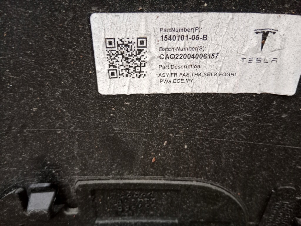 Бампер перед передний tesla model y 1540101-05-b Доставка