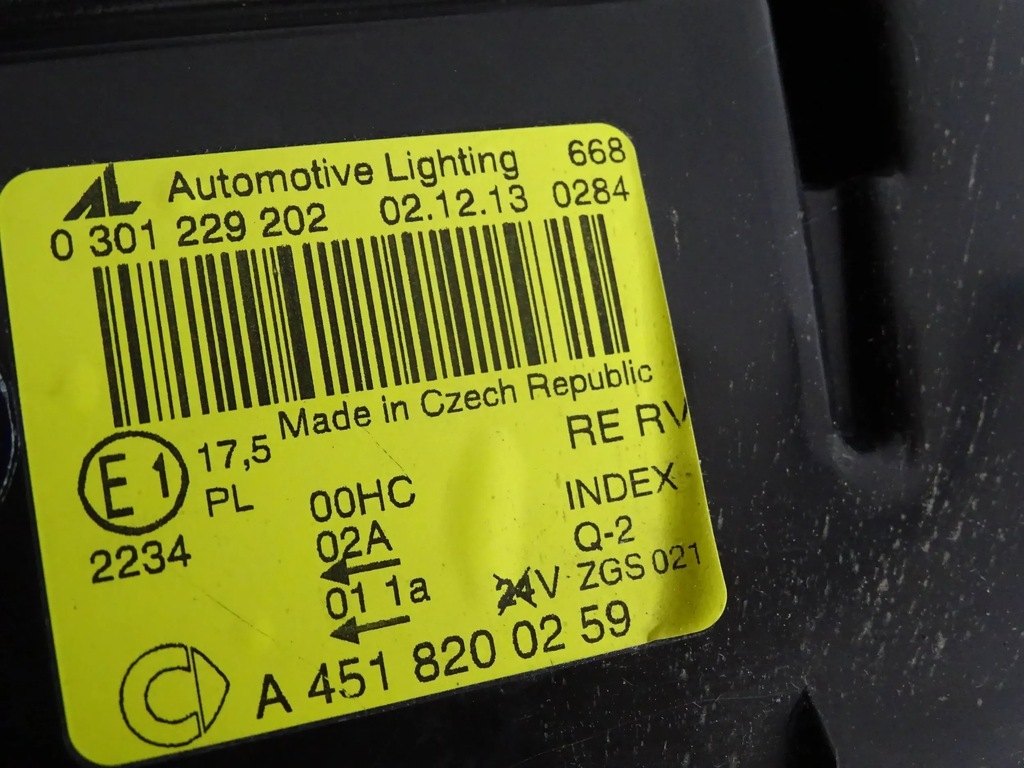 фото №6, Лампа перед правая smart fortwo ii a4518200259