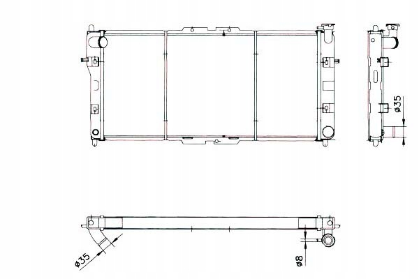 Купить Nrf радиатор mazda 626 1,8/2,0