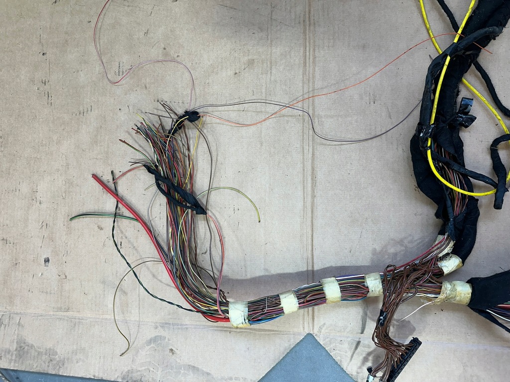 фото №6, Джгут панелі, електропроводка панелі, кабелі mercedes sl r230, w230 zu europa