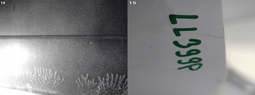 Porsche cayman 981 12-16 обычный basic бампер бампер задний 98150541104 с Разборки