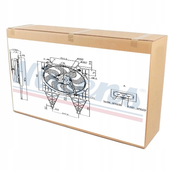 фото №1, Nissens 85797 вентилятор, охлаждение двигателя