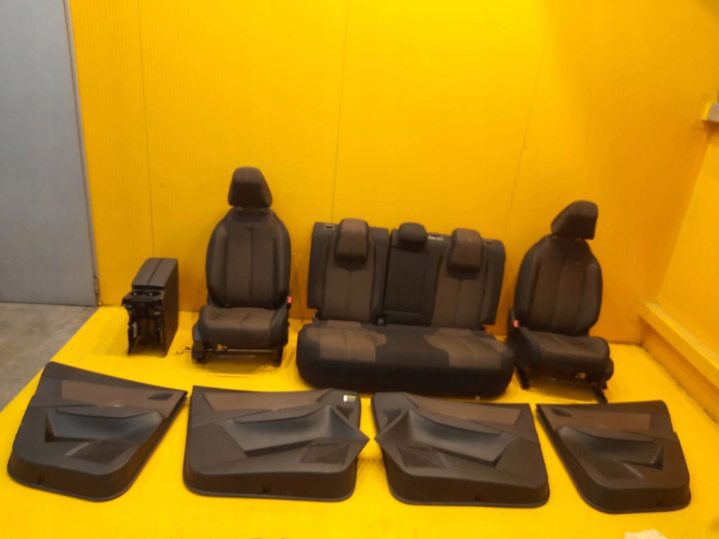 фото №1, Citroen ds7 crossback сидіння заднє сидіння обшивки тунель комплект 19r.