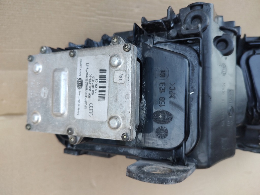 фото №10, Фара лампа передня перед ліва audi a8 d3 bi ксенон поворотний 10 pin euro