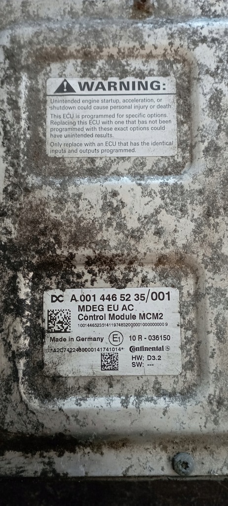 фото №4, Блок управления бортовой компьютер двигателя mercedes atego a 001 446 52 35/001