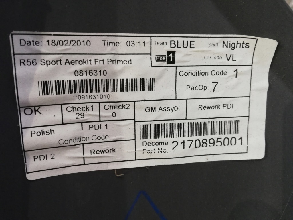 фото №10, Mini cooper r55 r56 r57 бампер перед 7199869