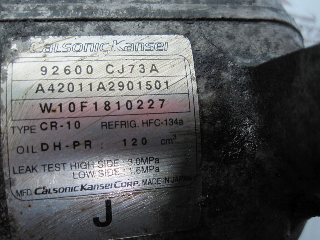 фото №8, Nissan note i lift 1.6 b 110km 10r компресор кондиціонера 92600cj73a cj73a