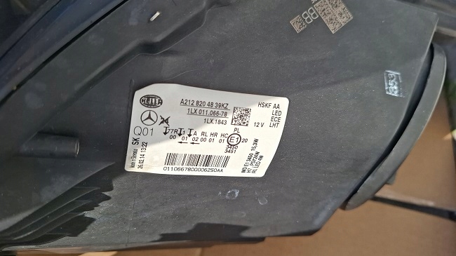 Mercedes w212 рестайлинг  фара левая/правая перед led a2128204739 1 a2128204839 uk с Разборки
