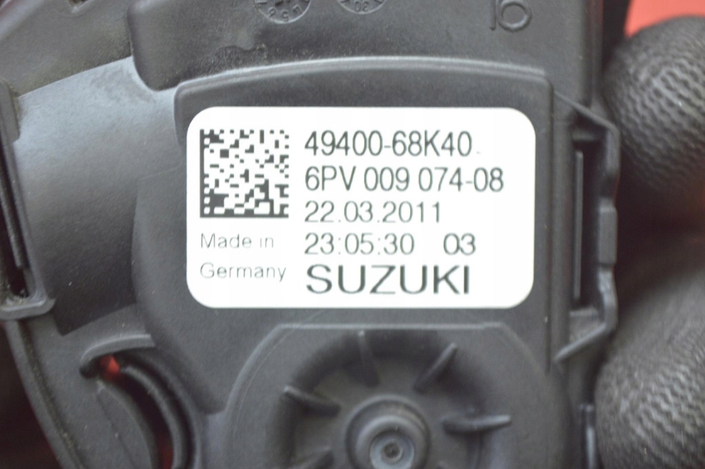 фото №6, Потенциометр педаль газа eu 49400-68k40 6pv009074 suzuki alto vii 1.0 68 km