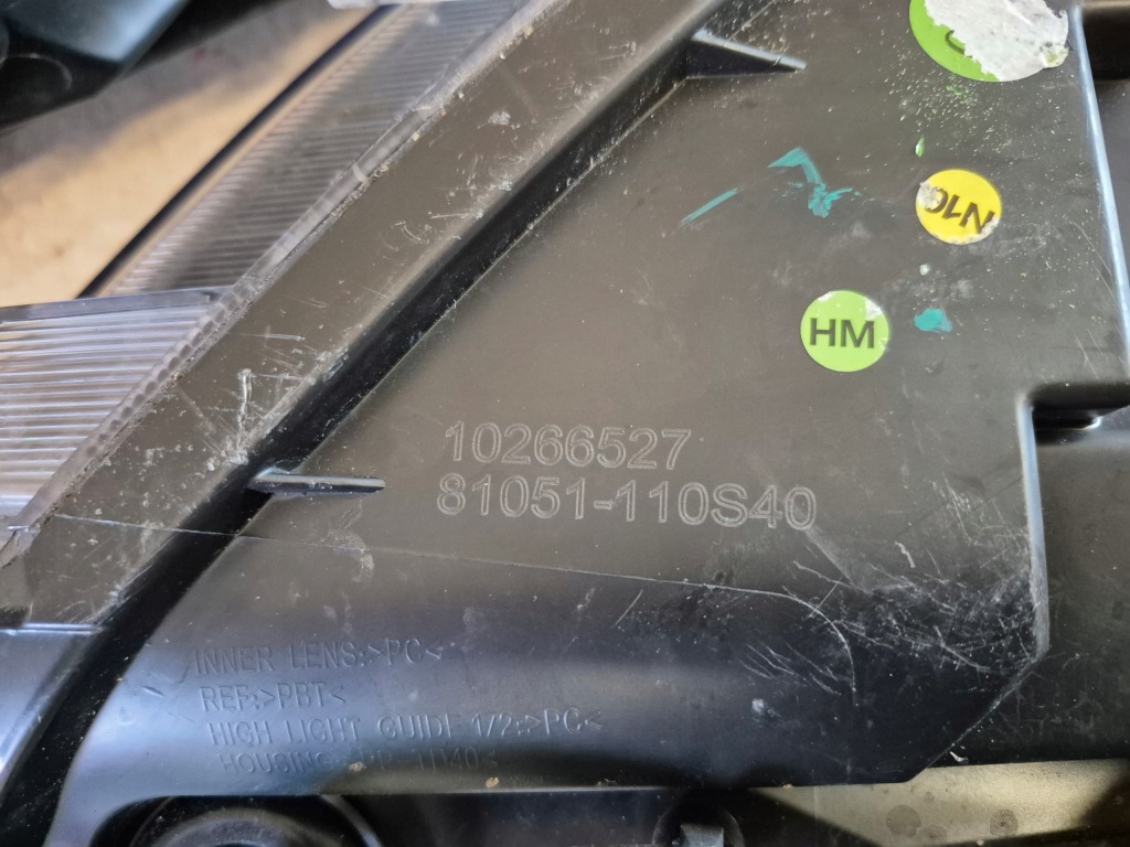 фото №7, Mg zs лампа фара лінза з led правий лівий europa