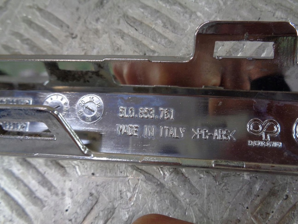 фото №6, Рамка хром решётка радиатора решетка перед skoda yeti 5l lift 2013- 5l0853761