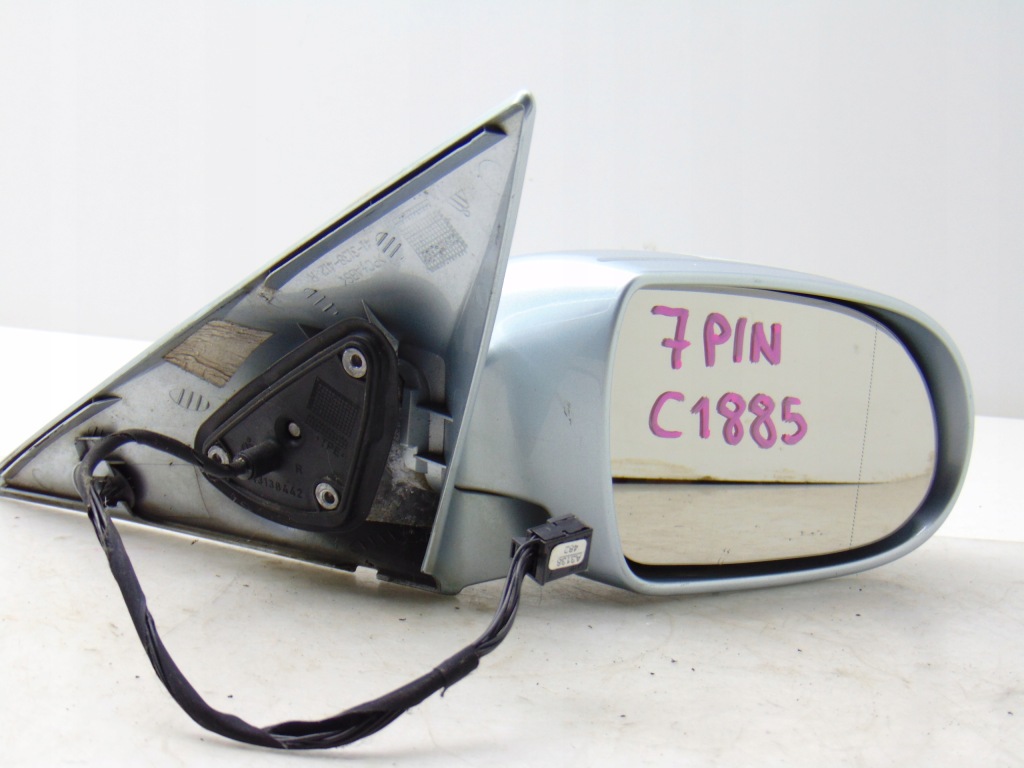 фото №1, Зеркало наружное правое правый перед mercedes slk r171 lift 7 pin lak: 762