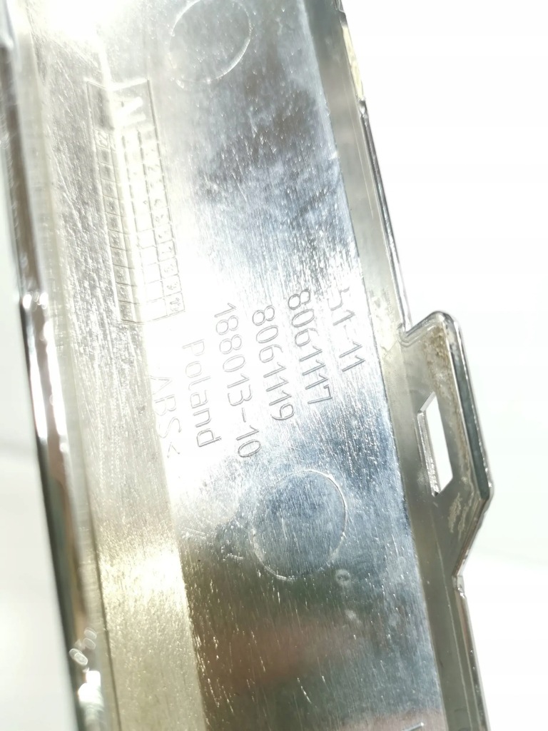 фото №9, Bmw 7 g11 g12 хром молдинг бампера перед m-pakiet 8061117 oryg !!