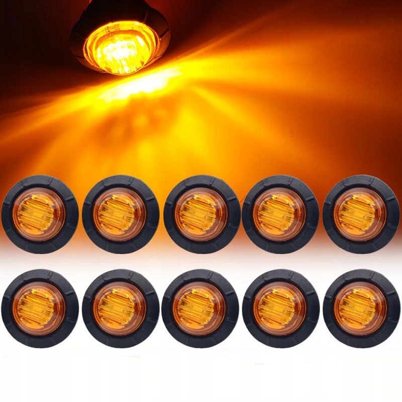 фото №11, 20x ліхтарі лампи габаритний габаритні вогні 3 led 12v 24v