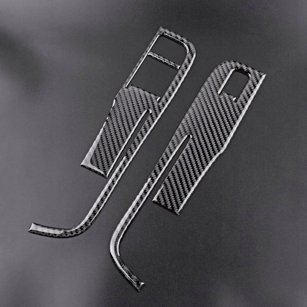 фото №6, 2xnaklejka na перемикачі вікон bok волокно вуглецевий chevrolet camaro 2010/11