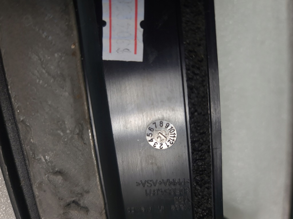 фото №11, Audi q5 sq5 80f sportback крышка багажника спойлер молдинг стекло задняя