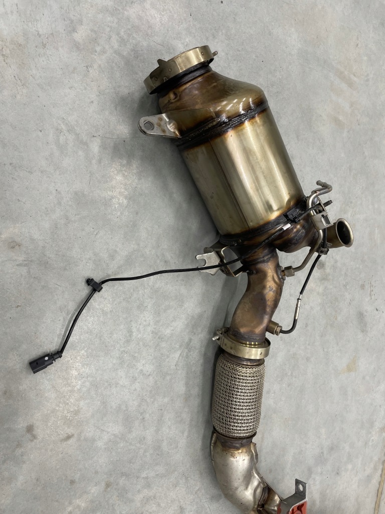 фото №3, Катализатор фильтр dpf a6 c8 idealny оригинал 2.0 tdi