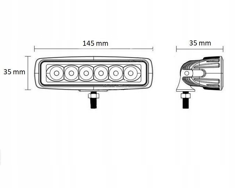 фото №3, Лампа led протитуманна фара 18w світло заднього виду expert jumpy