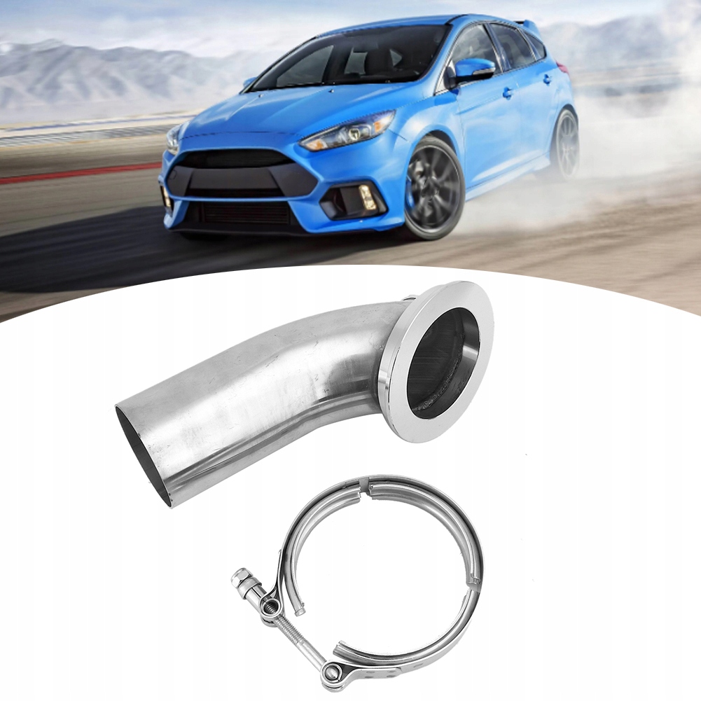 фото №12, Колено трубы выпускной turbo ze нержавеющая сталь