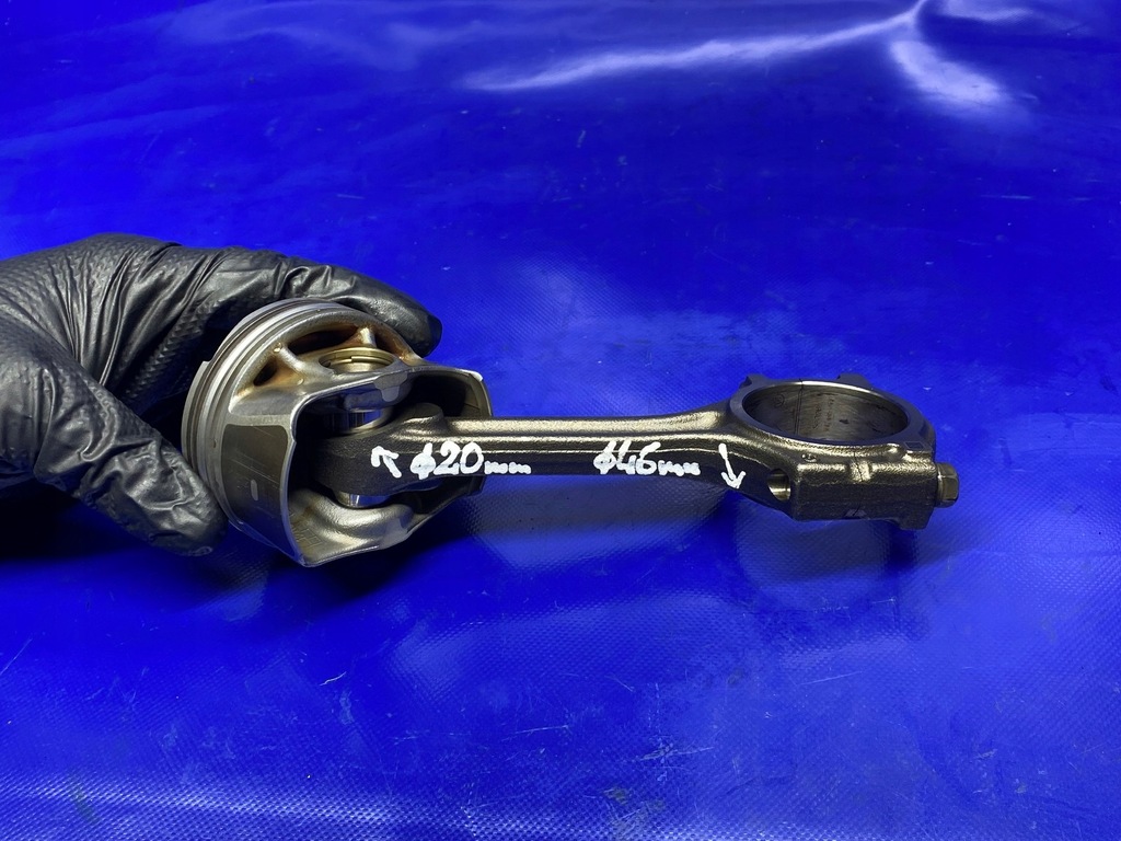 фото №13, Поршень шатун шату́н captur dacia sandero nissan 0.9 tce h4bb408 20mm 46mm