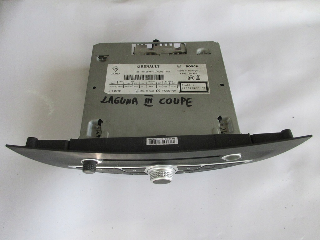 фото №1, Радио cd заводской renault laguna iii 3 7649165391 281155676r