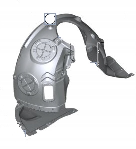 Купить Подкрылок правое перед mini cooper se f56 оригинал