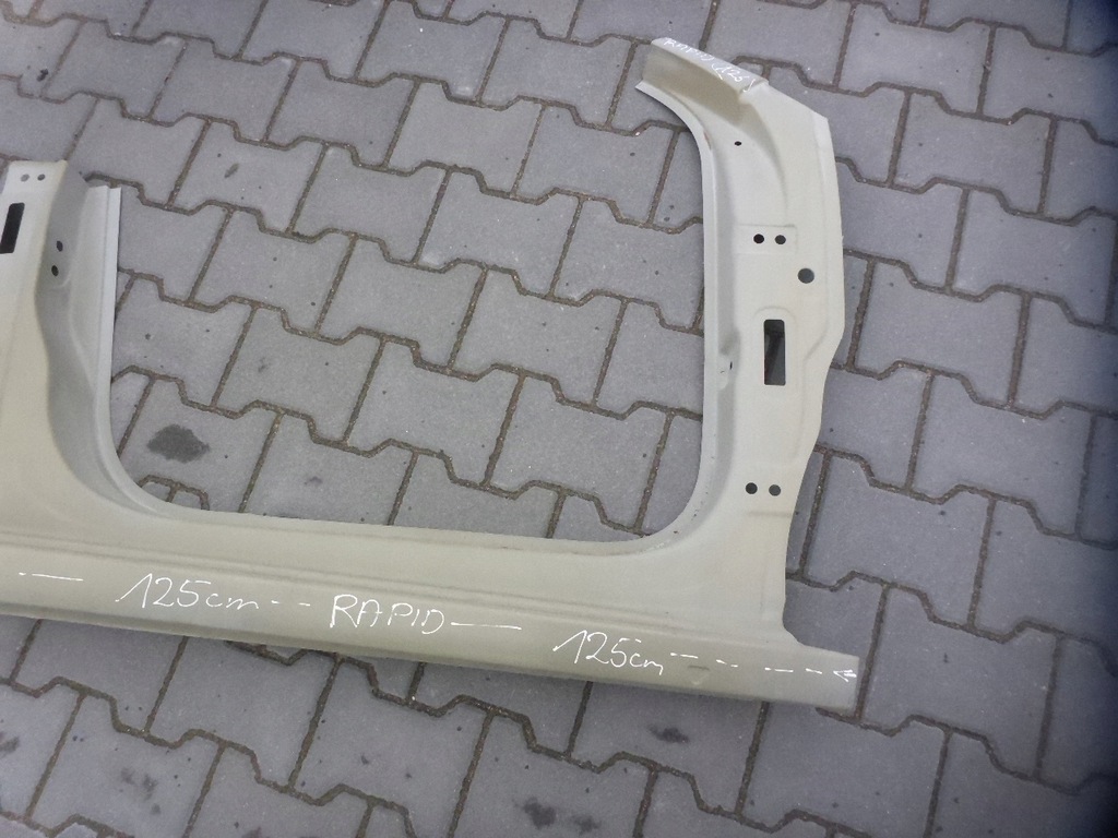 фото №3, Skoda rapid порог блок двигателя рама правый новый оригинал